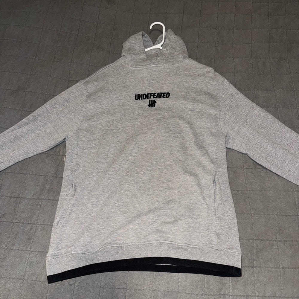 Undefeated Gray Men's Hoodie